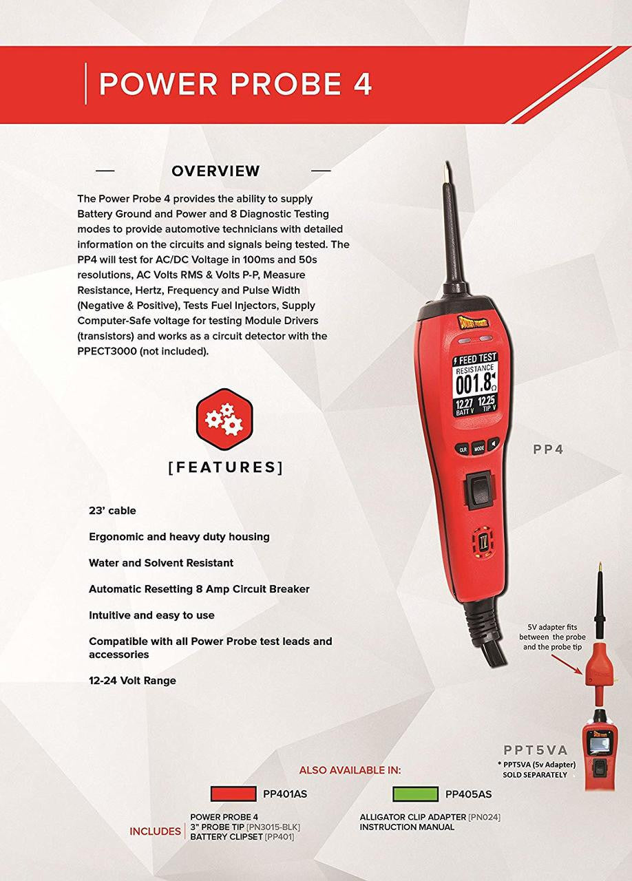 Car Diagnostic Test Tool Digital Volt Meter ACDC Current Resistance Circuit and Fuel Injector Tester