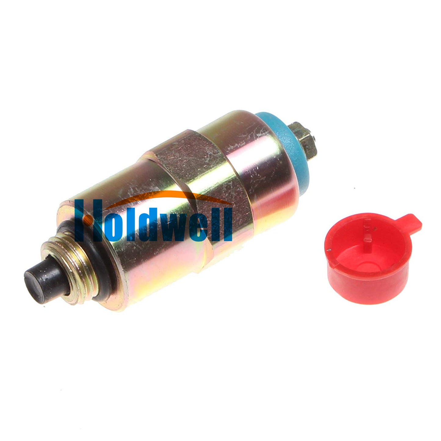 Holdwell 12V Fuel Solenoid RE22744 RE54064 for John Deere 6010 6100 6110 6110L 6120 6200 6200L 6215 6220