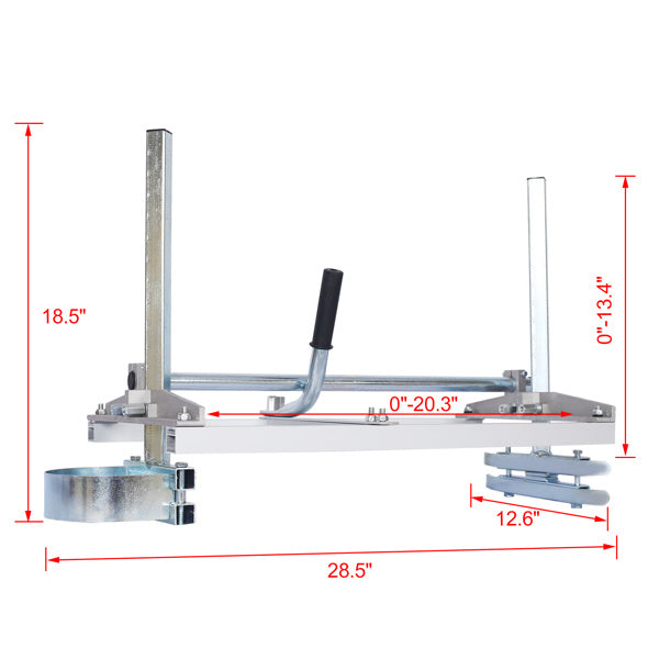 chainsaw mill Portable Chain Saw Mill Aluminum Steel Planking Lumber; Planking Milling Bar Size 14-24"