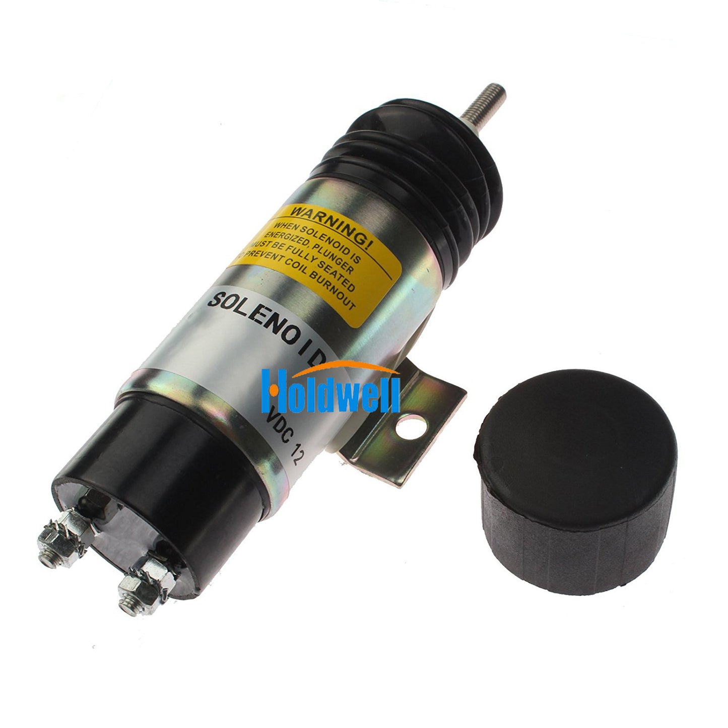 Holdwell Dual Coil Pull Solenoid D610-B1V12 D610B1V12 for Kubota D905 Engine 12V