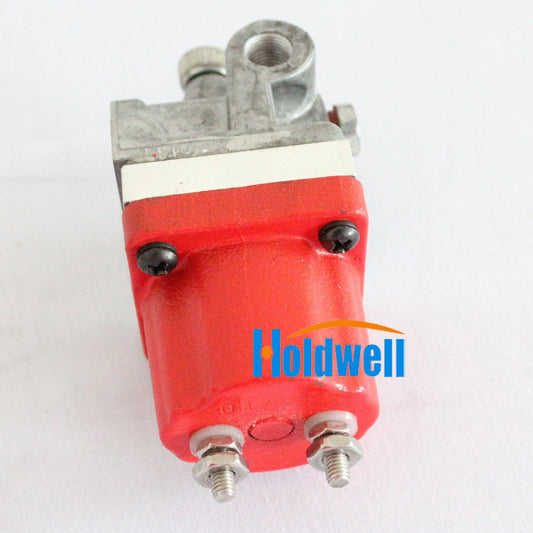 Holdwell Shutoff Stop Solenoid Valve 3018453 for Cummins NT855 Engine 24V Two Spade