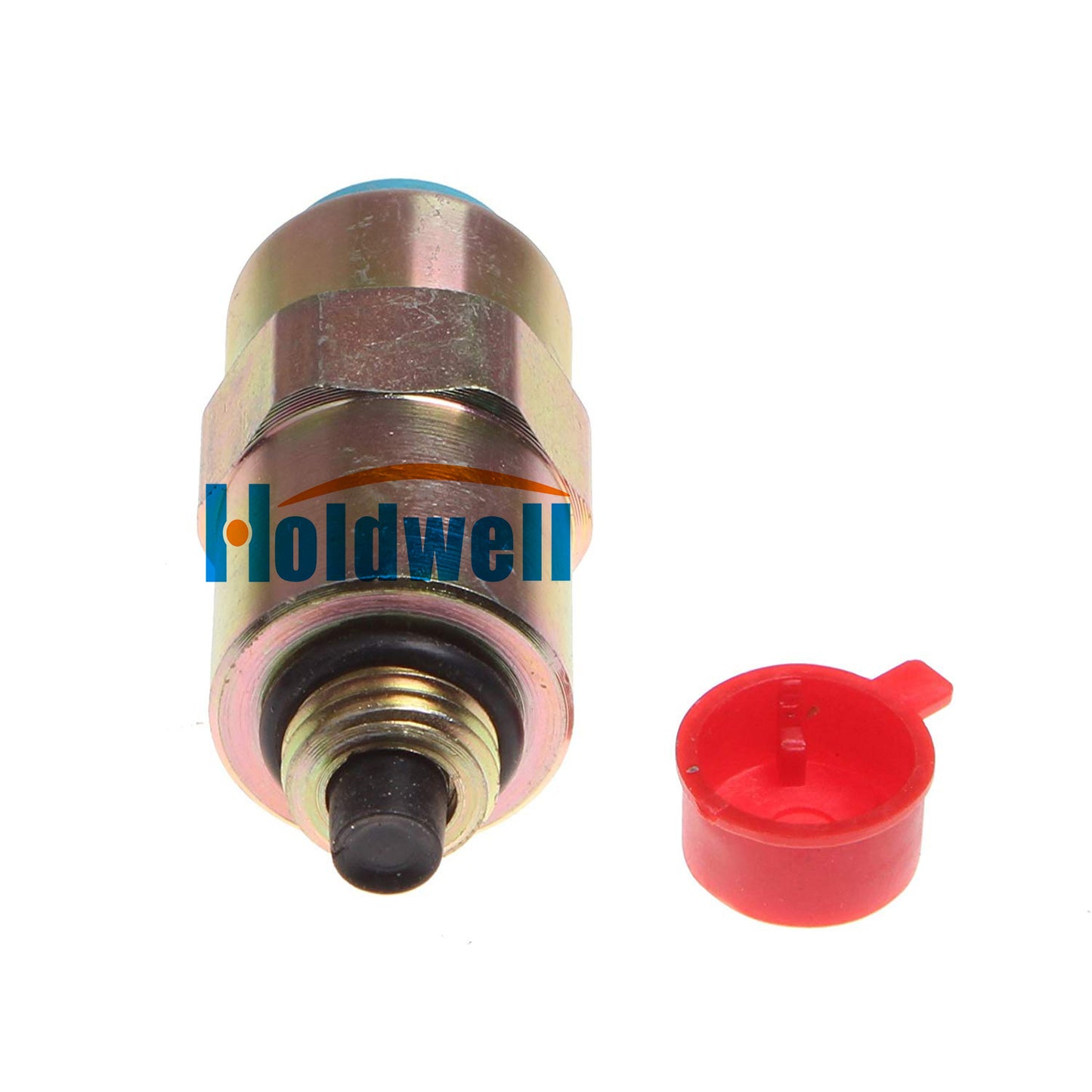 Holdwell 12V Fuel Solenoid RE22744 RE54064 for John Deere 6010 6100 6110 6110L 6120 6200 6200L 6215 6220