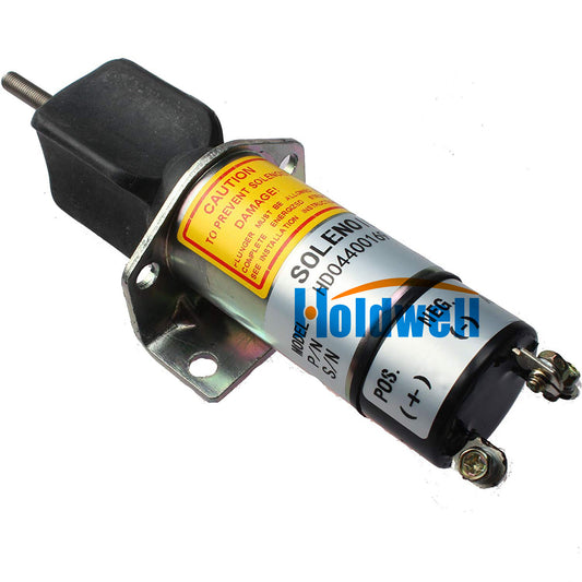 Holdwell Fuel Shutoff Stop Solenoid Switch 1504-24C2U1B1S1A 24V 1500-2057 Solenoid Coil