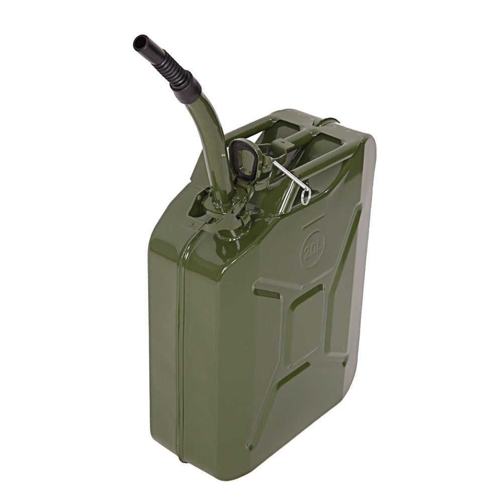 20L Portable American Fuel Oil Petrol Diesel Storage Can Army Green