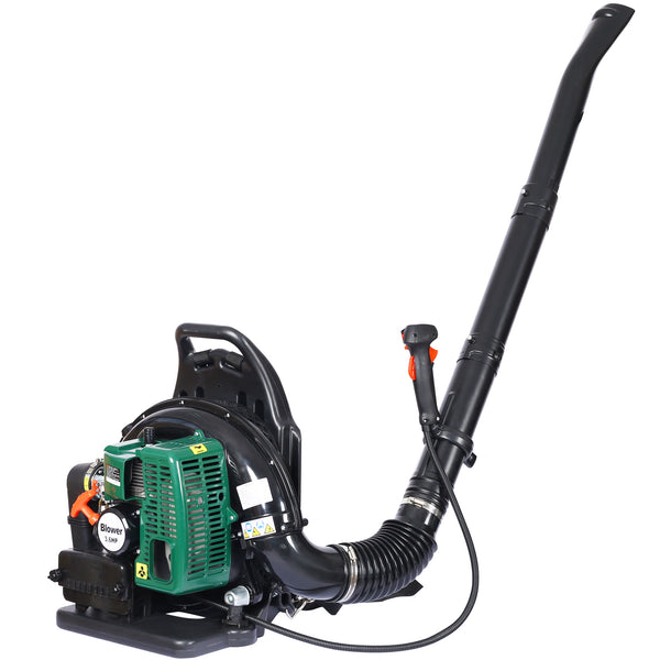 2-STROKE BACKPACK LEAF BLOWER; GAS 63.3cc; 3.6HP 750CFM