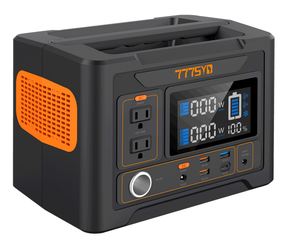 Portable Power Station Explorer;  276Wh Backup Lithium Battery Pack;  110/300W Pure Sine Wave AC Outlet;  Solar Generator (Solar Panel Not Included) for Outdoors Camping Travel Hunting Emergency