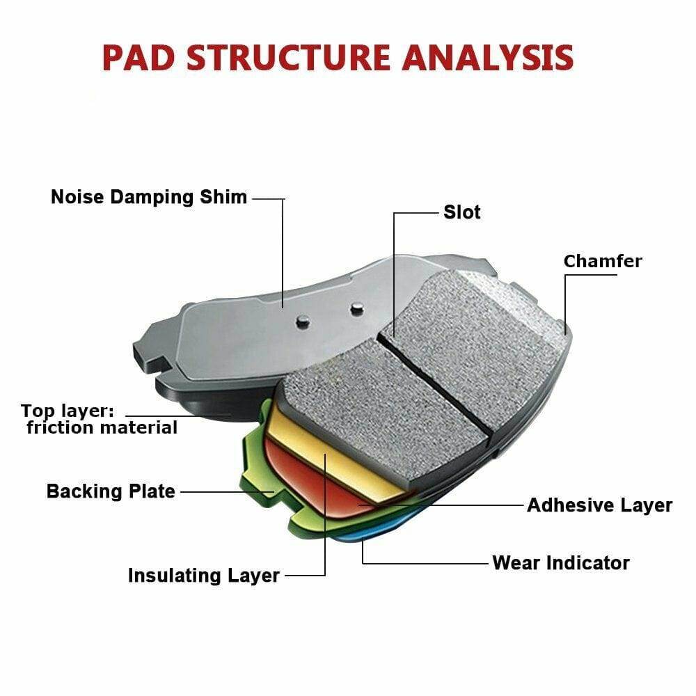 Front Ceramic Brake Pads D856