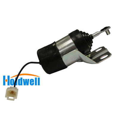 Holdwell Fuel Solenoid 15471-60010 for Kubota Tractor B1250HSD B1250HSE B1550D B1550E +