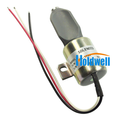 Holdwell Stop Solenoid SA-3786-12 for Kubota Diesel 21HP 91-05 Grasshopper 721D2 Mower