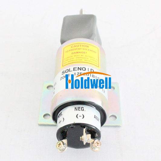 Holdwell Fuel Shut Off Solenoid 2001-12E2U1B1S1A for Woodward 12V