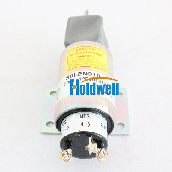 Holdwell Fuel Shut Off Solenoid 2001-12E2U1B1S1A for Woodward 12V