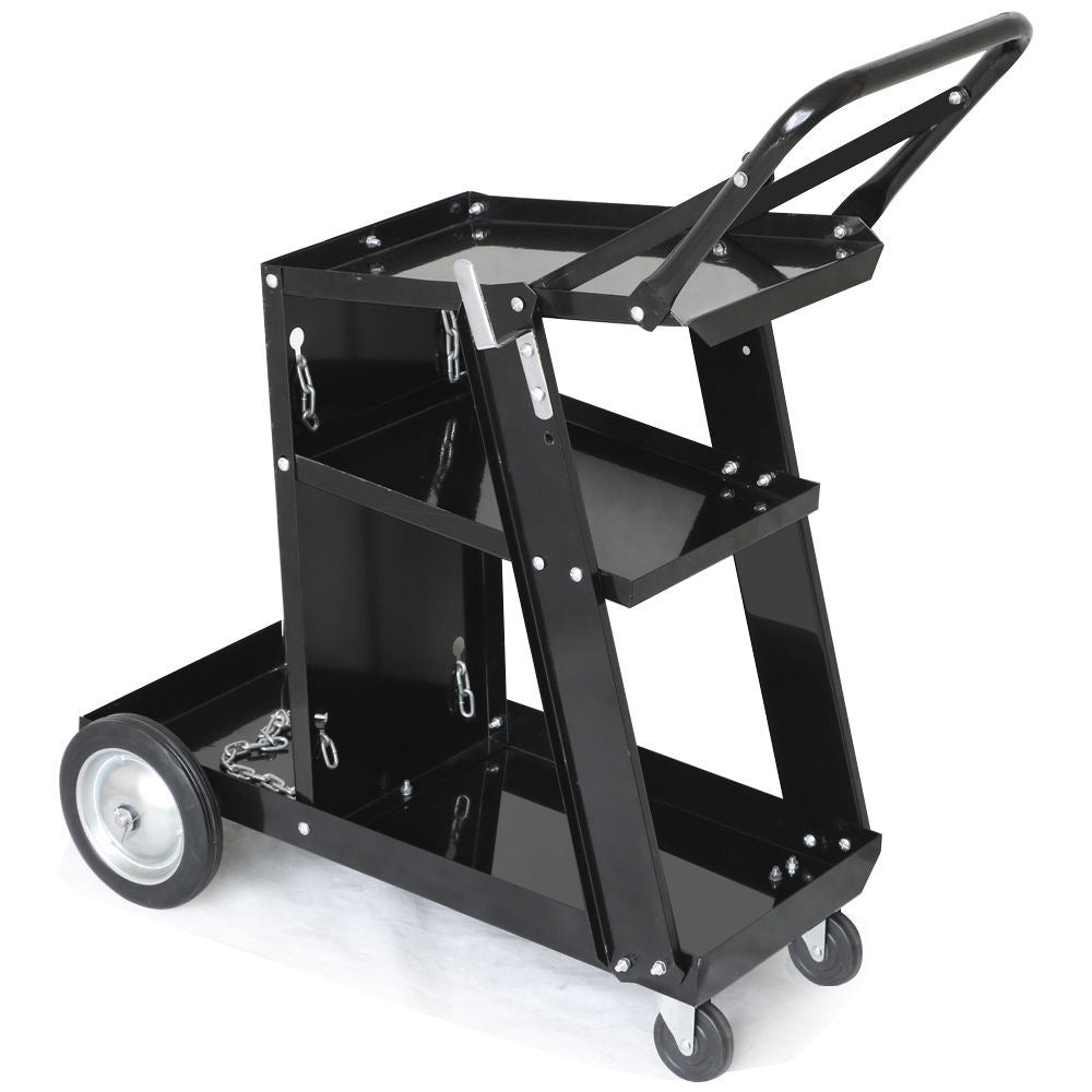 Professional Welding Cart Plasma Cutting Machine without Drawer Black