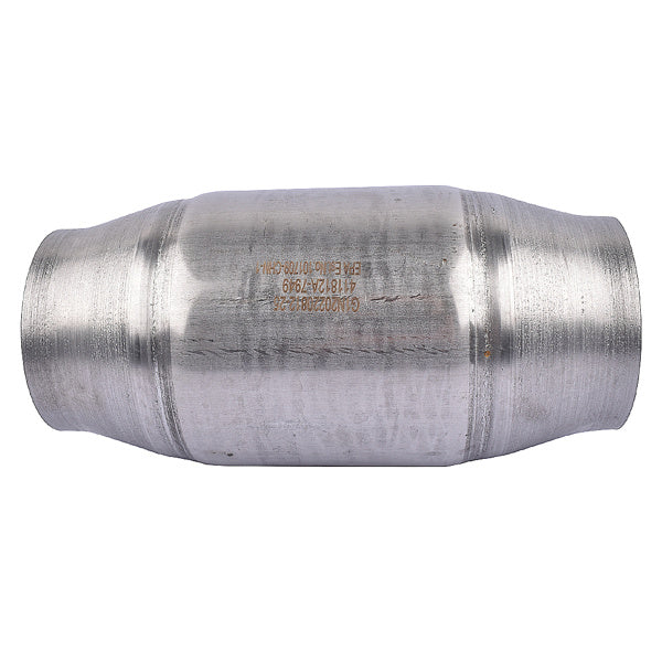 Universal Catalytic Converter Round Spun 3 Inlet/Outlet Diameter High Flow 59959 54959