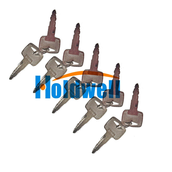 Holdwell 10PCS Ignition Key A5160 91A07-01910 Fit for Mitsubishi CAT Forklift