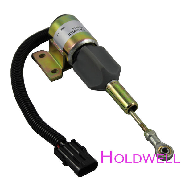 Holwell New Shutoff Stop Solenoid Valve SA-4756-12 Fits 3935431 Cummins 6BT 5.9L Engine