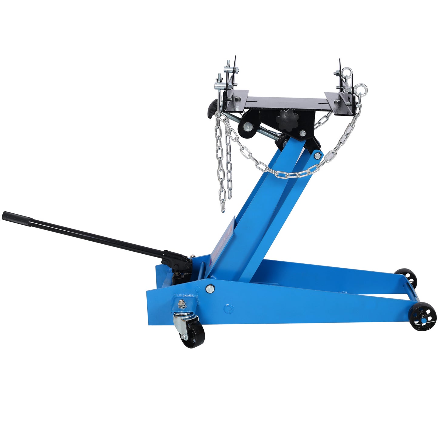 Hydraulic transmission service jack; flloor jack 1/2ton capacity 1000lb; low profile blue