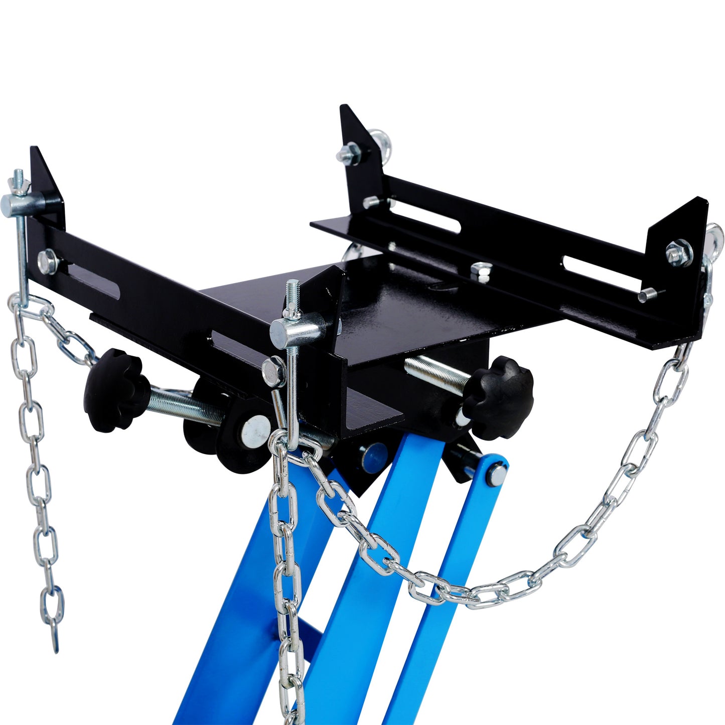 Hydraulic transmission service jack; flloor jack 1/2ton capacity 1000lb; low profile blue