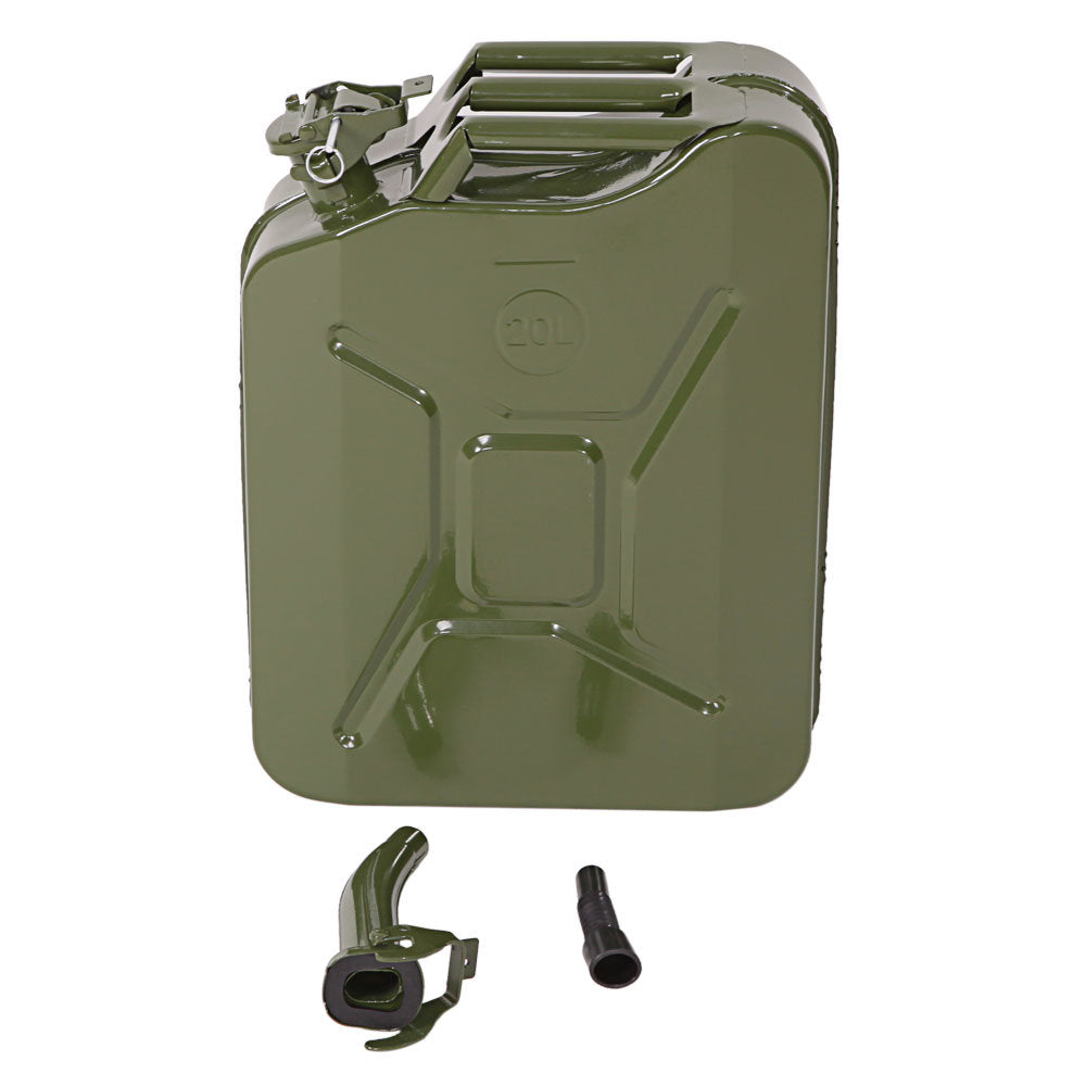 20L Portable American Fuel Oil Petrol Diesel Storage Can Army Green