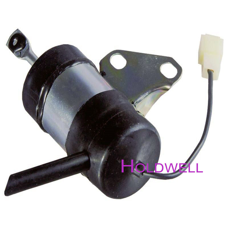 Holdwell New Stop Solenoid Valve 052600-4531 16851-60014 for Kubota Tractor D902 D722 RTV RTV900 12V