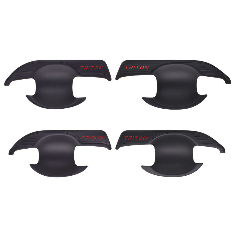 Matte Black Exterior Body Kit Accessories for MITSUBISHI TRITON 2019-2022