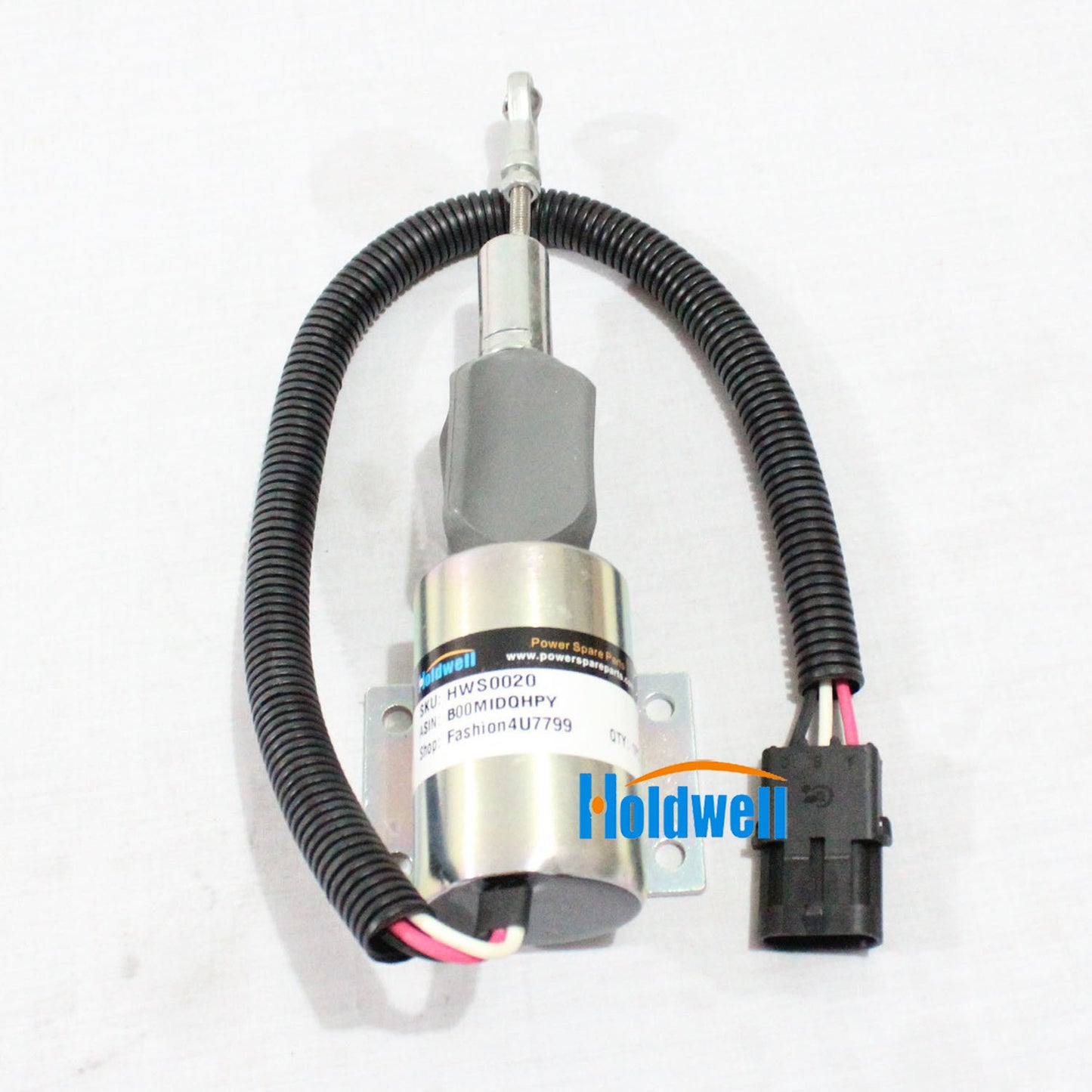 Holdwell Fuel Shutdown Solenoid 3930236 for Cummins Stop Solenoid SA-4348-24 24V