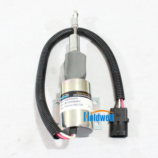 Holdwell Fuel Shutdown Solenoid 3930236 for Cummins Stop Solenoid SA-4348-24 24V