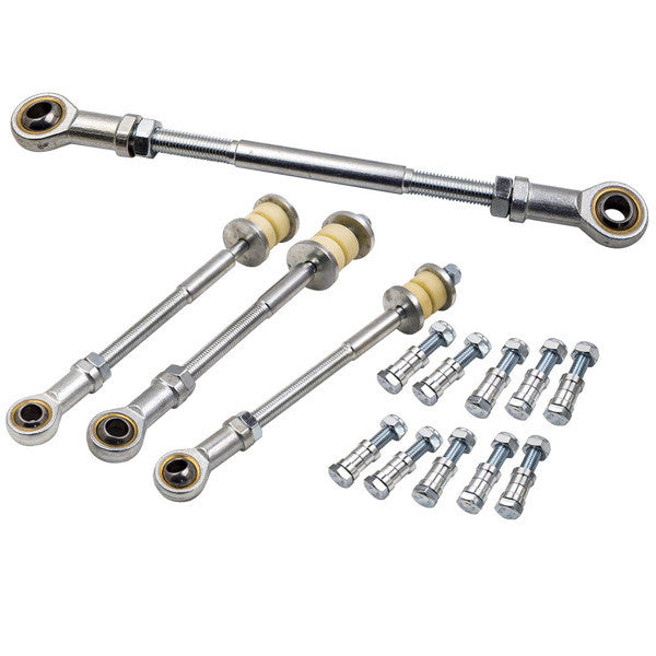 4 Front & Rear Adjustable Sway Bar Link Kits For Nissan Patrol GU Y61 2-8 Lift