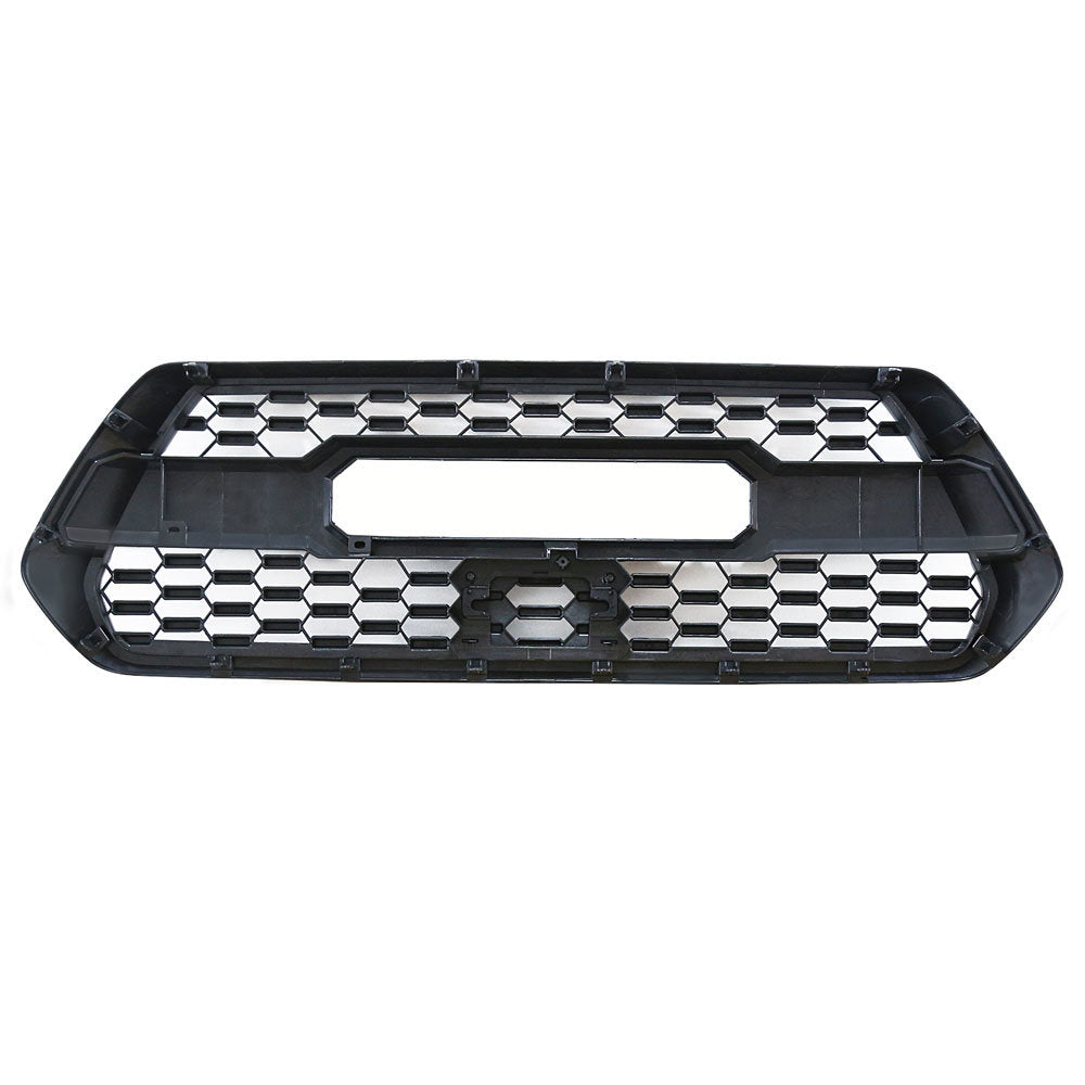 Black Front Grille Grill Fit For TOYOTA TACOMA TRD 2016-2019 With LED LIGHT