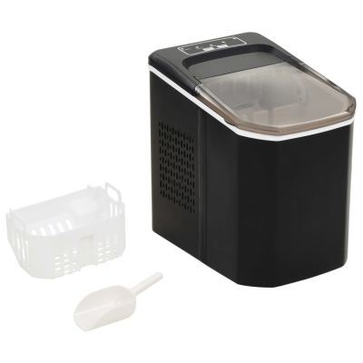 Portable Ice Maker Machine for Countertop, Ice Cubes Ready in 6 Mins, Make15 kg Ice in 24 Hrs with LED Display Perfect for Parties Mixed Drinks, Electric Ice Maker 1.4 L with Ice Scoop and Basket