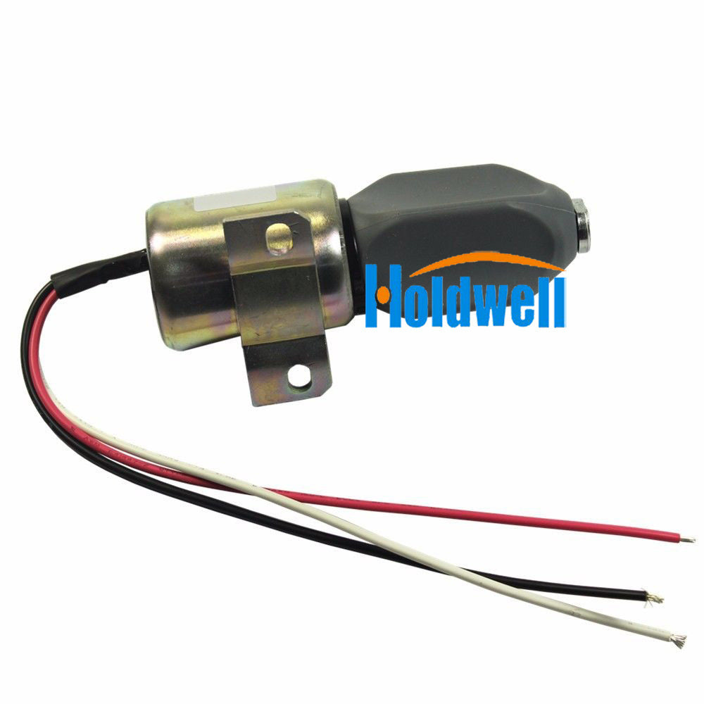 Holdwell Stop Solenoid SA-3786-12 for Kubota Diesel 21HP 91-05 Grasshopper 721D2 Mower