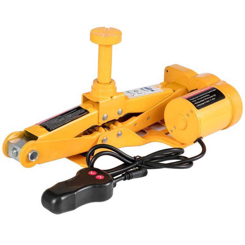 Portable Outdoor Travel Car Repair 12V DC Electric Hydraulic Jack 3 Ton(6600 lbs) Automotive Electric Scissor Car Jack