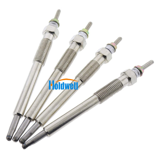 Holdwell 4 Pcs Glow Plugs 6684850 for Bobcat S130 S150 S160 S175 S185 S205 S510 S530 T110 T140 T180 T190