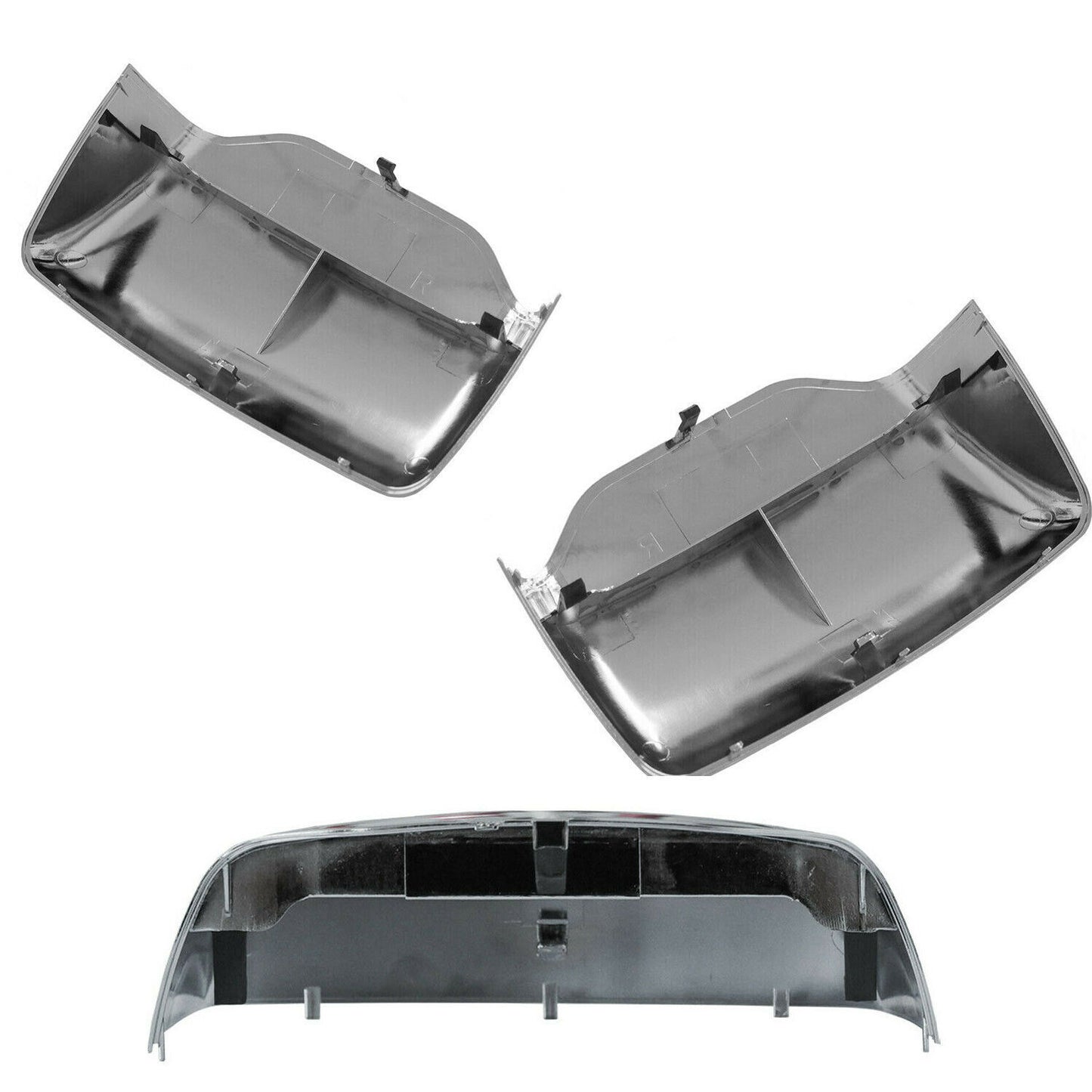 Chrome Hood Mirror Cover for Kenworth T680 T880 and Peterbilt 579 Left + Right