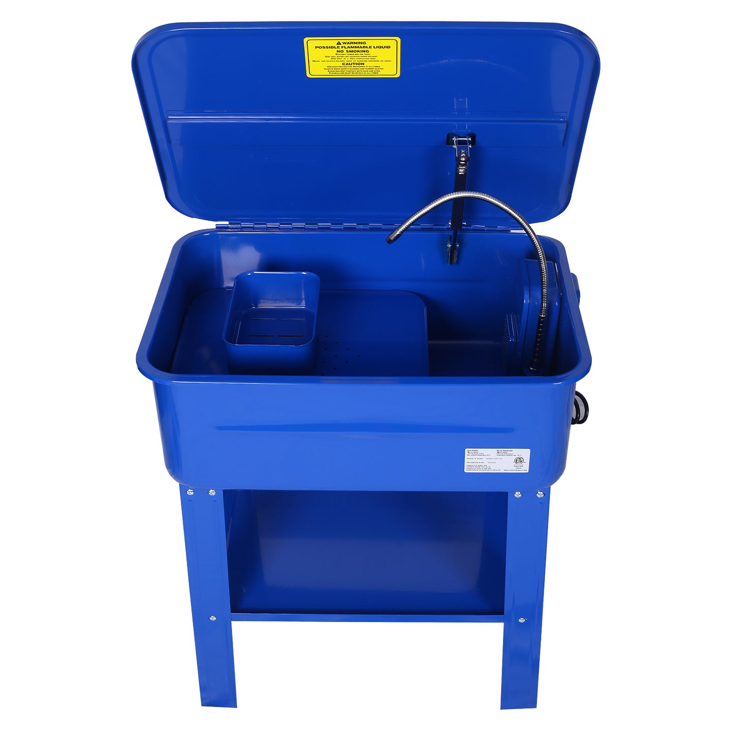 Cabinet parts washer with 110v pump; 20 gallon ; AUTOMOTIVE PARTS WASHER ELECTRICAL PUMP