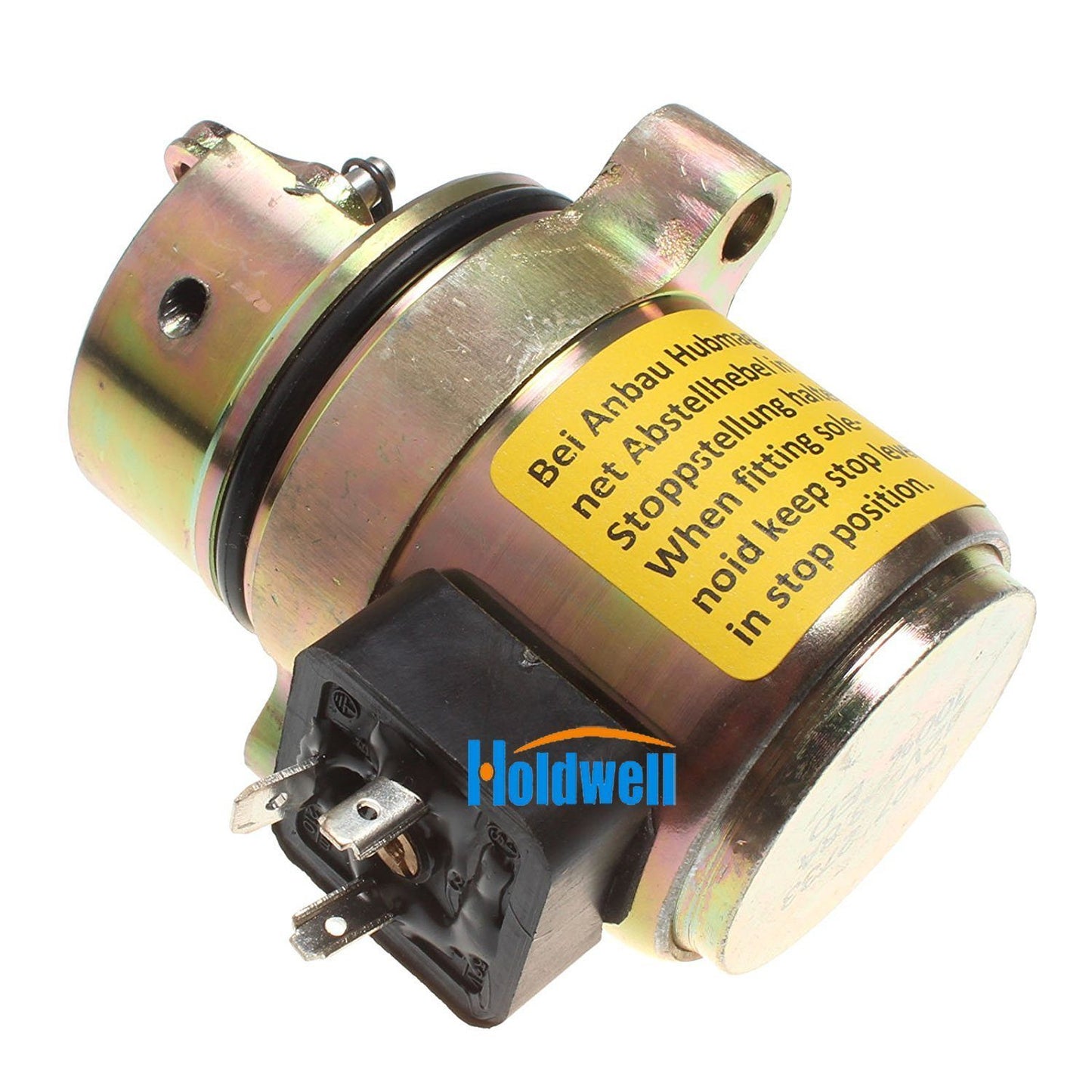 Holdwell Fuel Shutoff Solenoid 04272733 for Deutz BF4M1011F Engine Bobcat Skid Steer 863 873 S250