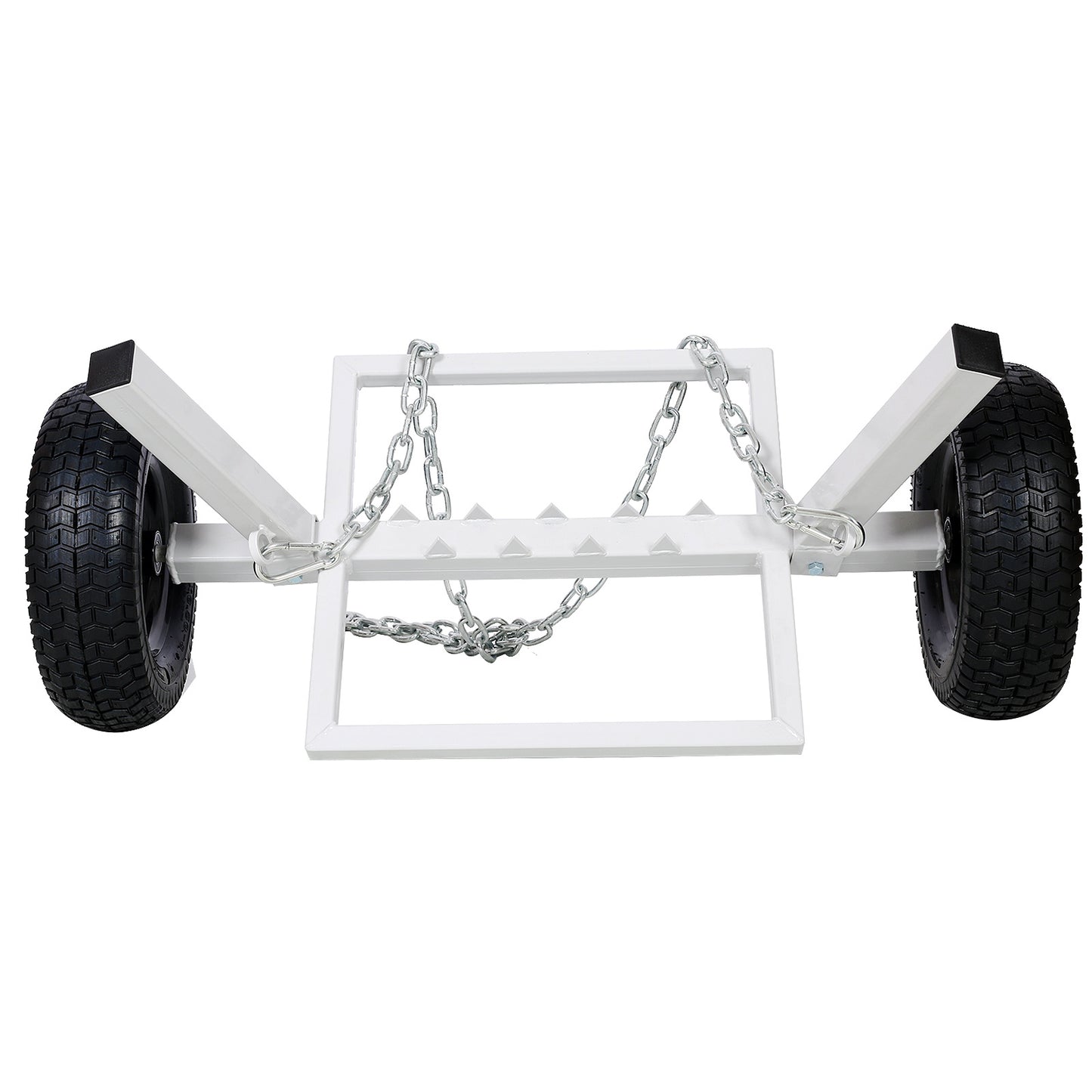 Heavy-Duty Log Dolly; log holder; white