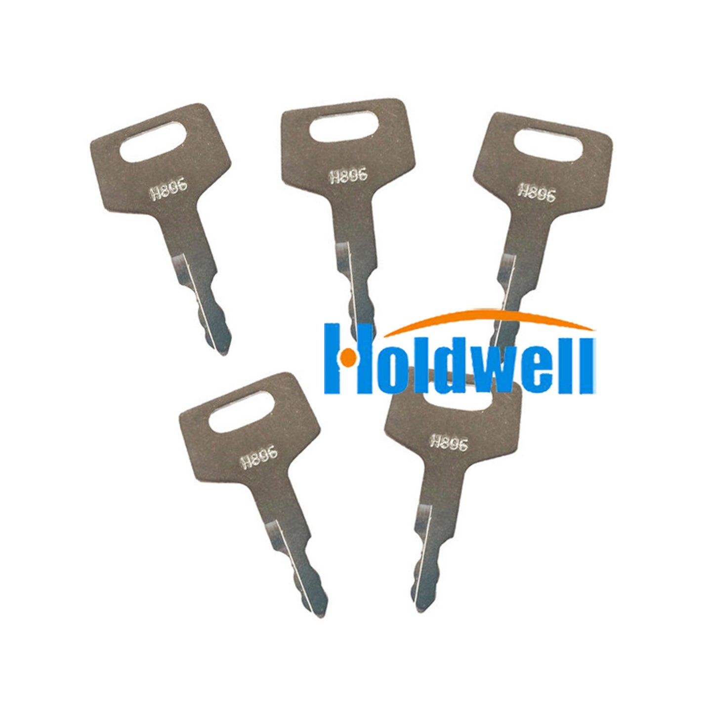 5 PCS Ignition KeysH806 17001-00019 for Hitachi Takeuchi Gehl Case New Holland Case Heavy Equipment