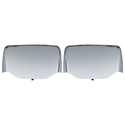 Chrome Hood Mirror Cover for Kenworth T680 T880 and Peterbilt 579 Left + Right