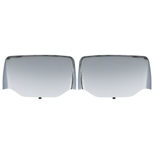 Chrome Hood Mirror Cover for Kenworth T680 T880 and Peterbilt 579 Left + Right