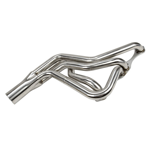 Small Block Chevy street stock headers for 1972-1987 Malibu; Monte Carlo; Grand Prix; Cutlass and Regal. Also fits a 1970-1981 Camaro 28166