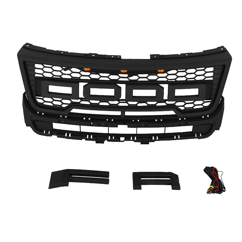 Black Front Grill Grille Fit for Ford Explorer 2016 2017 2018 Front Bumper Grill