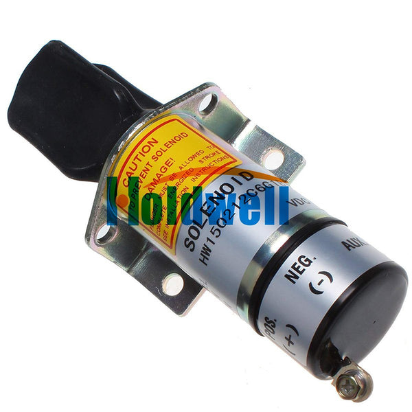 Holdwell Stop Solenoid 1500-2134 1502-12C6G1B1 for Woodward Shutdown Engine