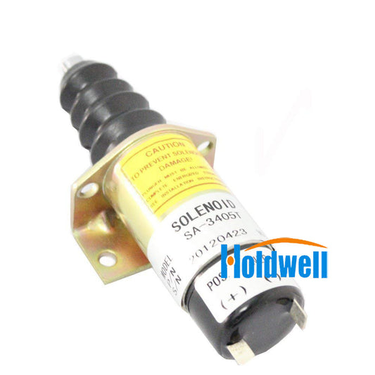 Holdwell Fuel Shutdown Solenoid for Lister Petter Lpw 366-07197 SA-3405T 12VDC