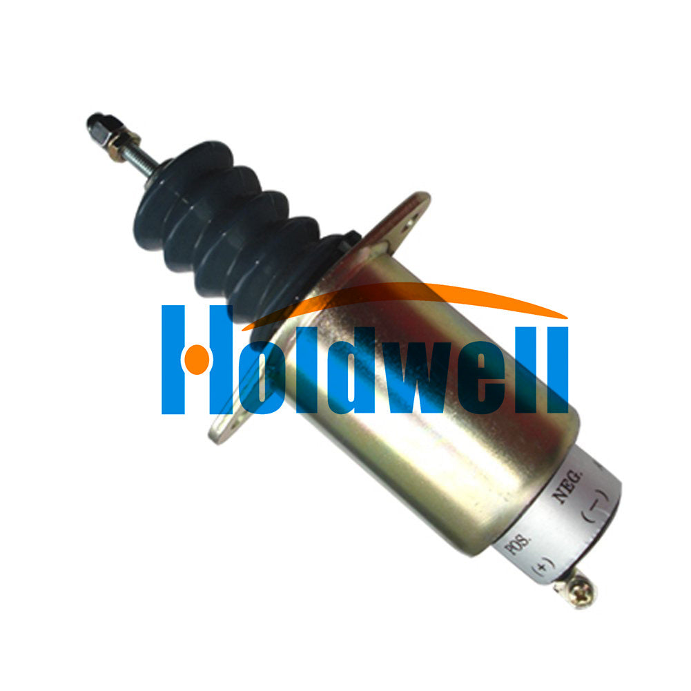 Holdwell Shutdown Shut Off Solenoid 3906398 for Cummins Engine Genset 6cta 8.3L 12volt