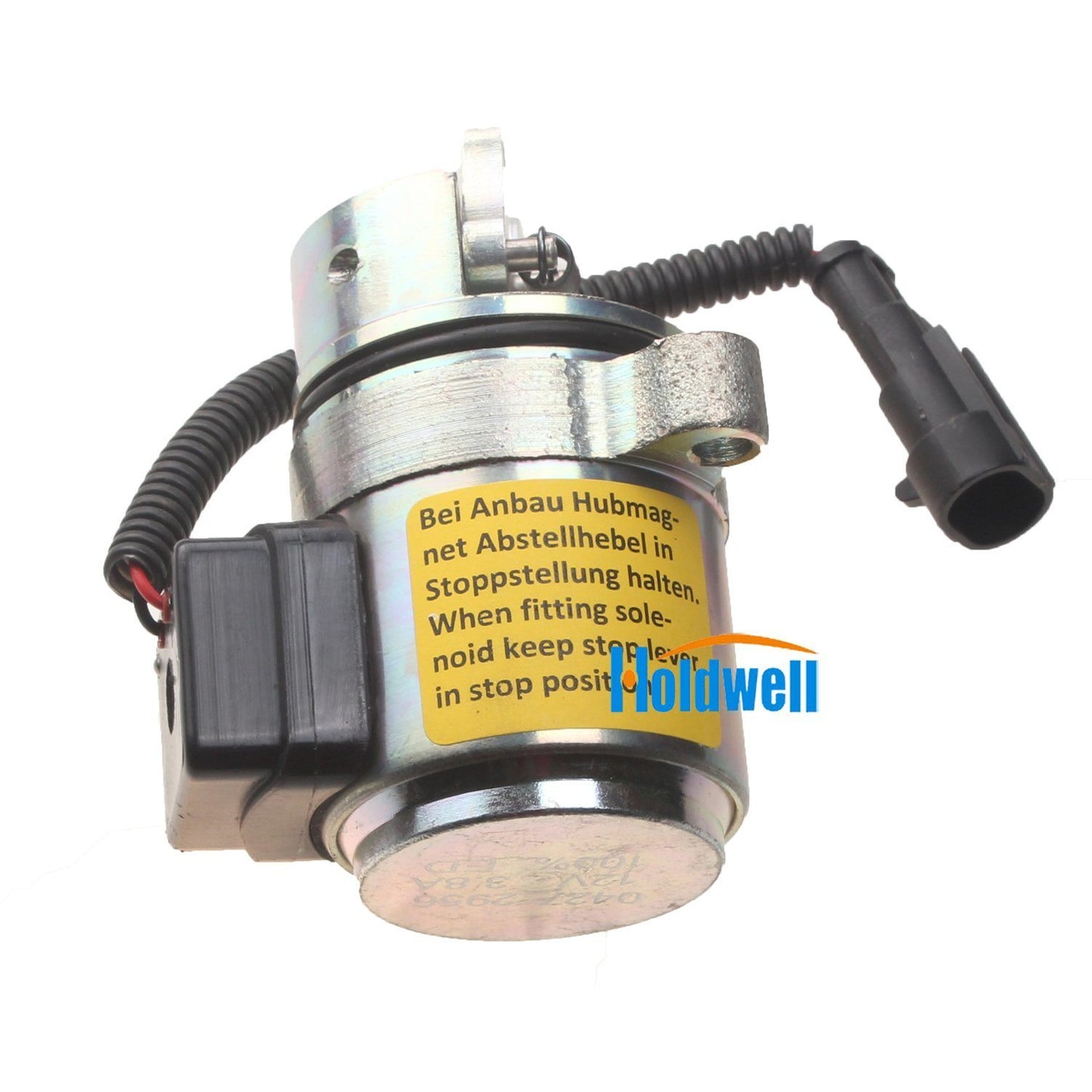 Holdwell Shut Off Solenoid Engine Fuel Shutdown Device 04272956 Replace of Deutz BF4M2011 BF4M2012 12V